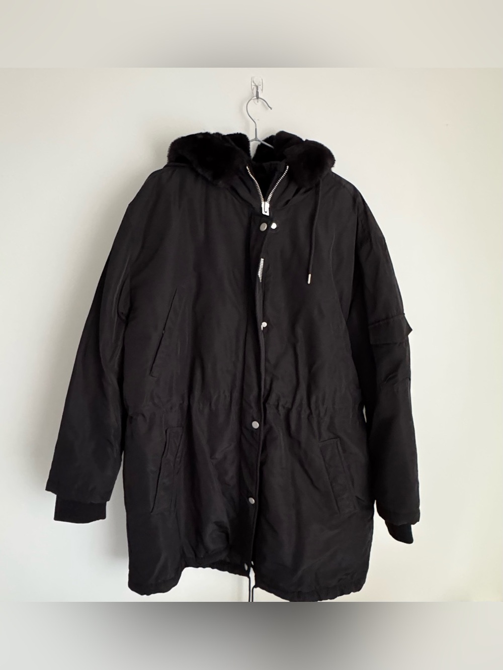 Gap Long Fleece Puffer Coat
